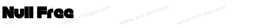 Null Free字体转换